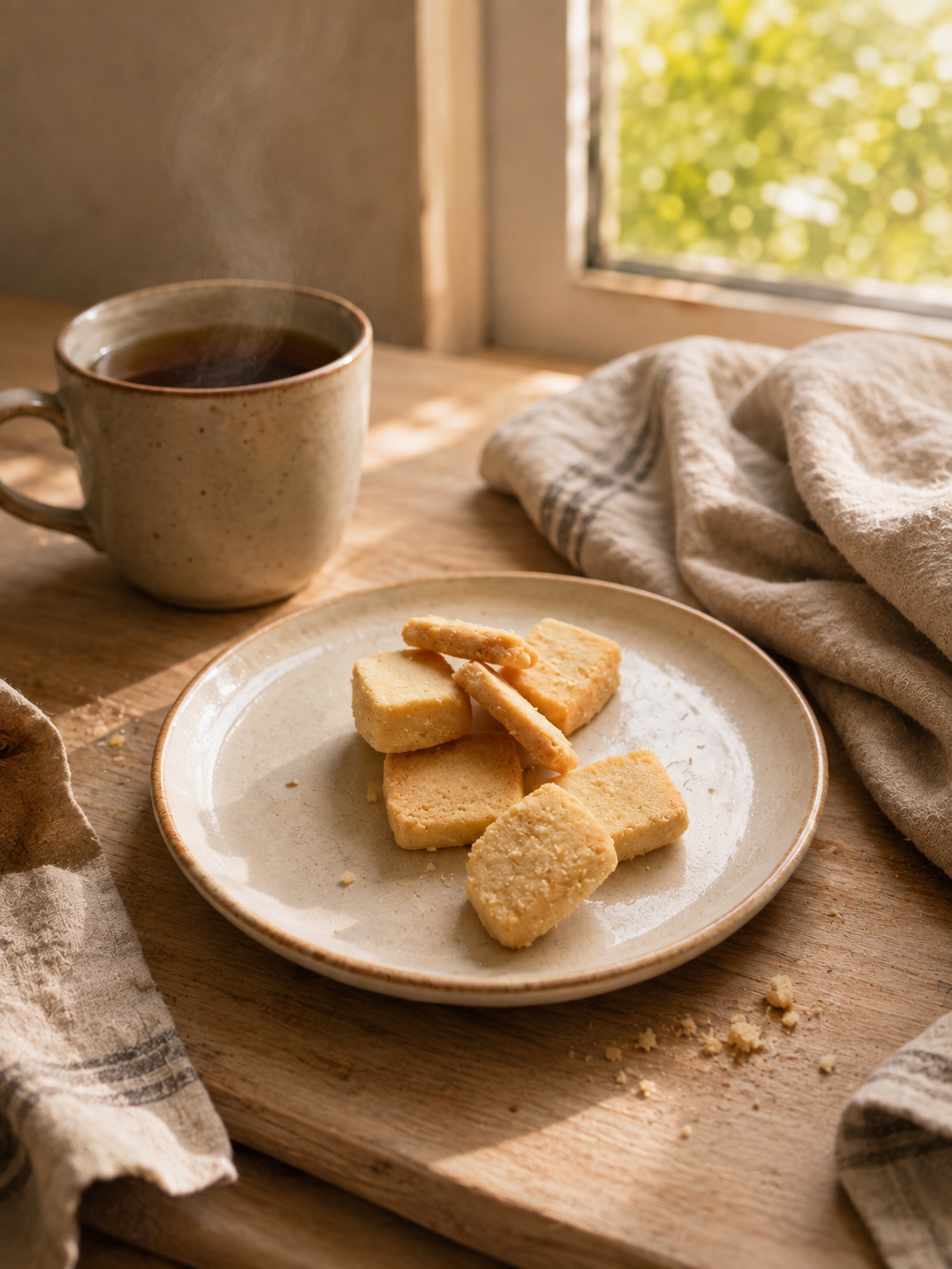 Shortbread maison servis à l'atelier-boutique d'Antony