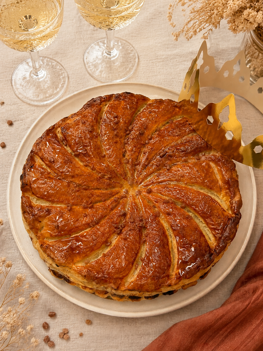 Galette pomme caramel